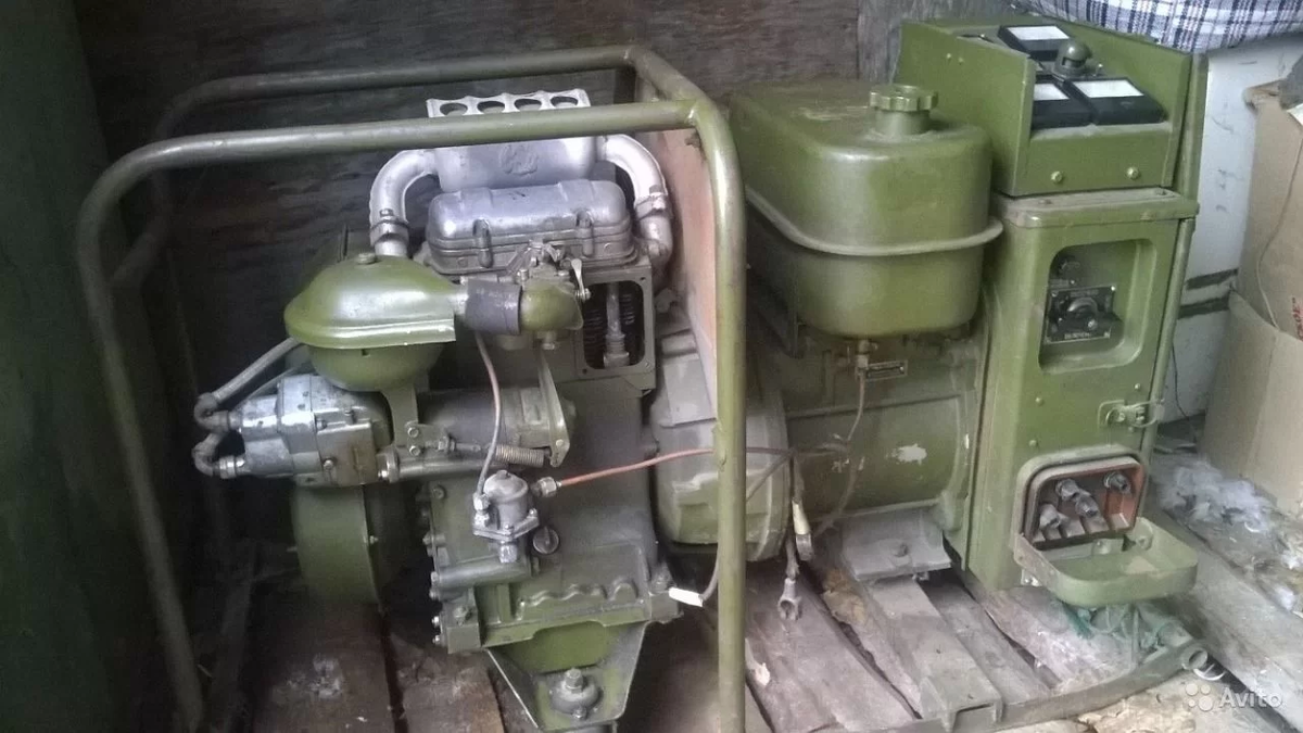 Советский бензиновый генератор аб 2 т 230 м1