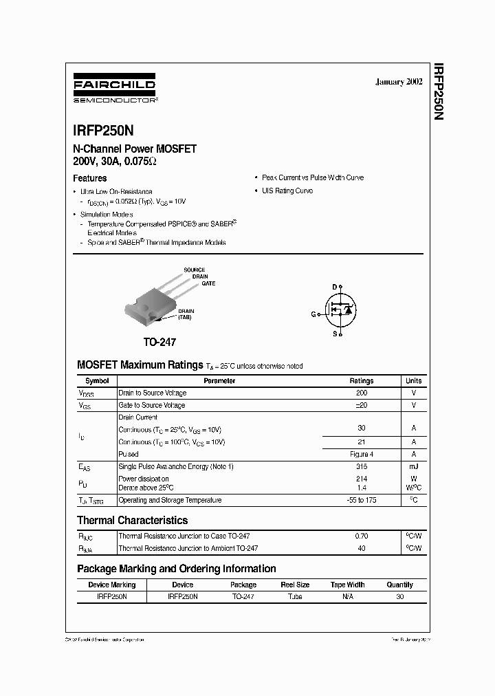 What is irfp260n?