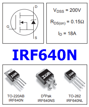 Irf3710 транзистор: характеристики на русском языке