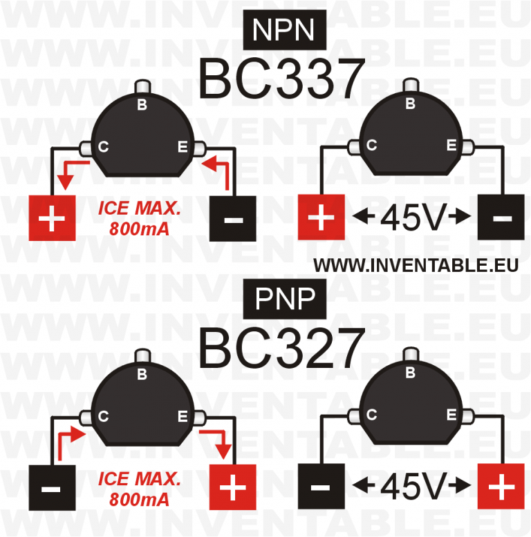 Транзистор bc547 аналоги, datasheet на русском, параметры, схема