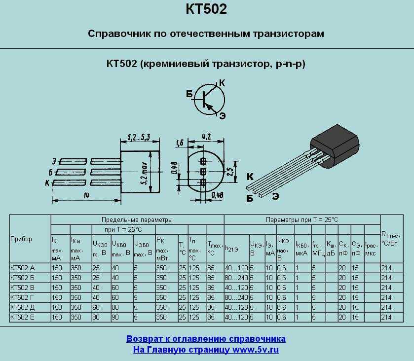 Маркировка транзисторов зарубежных(в т. ч.- smd) и отечественных