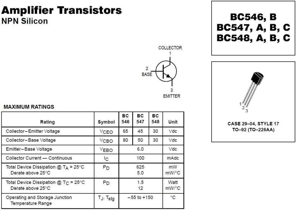 Bc368
 - параметры, поиск аналогов, даташиты транзистора - справочник транзисторов