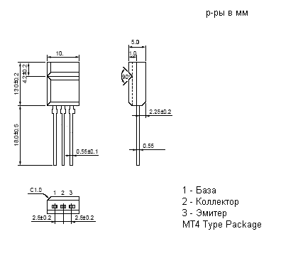 Характеристики транзистора d882 (2sd882)