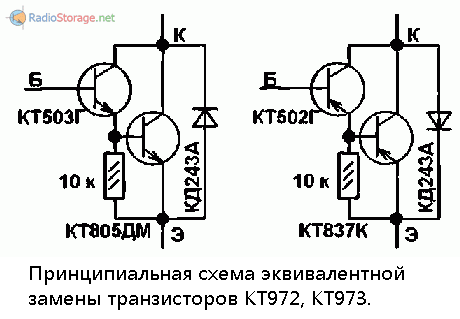 Кт972б транзистор характеристики цоколевка