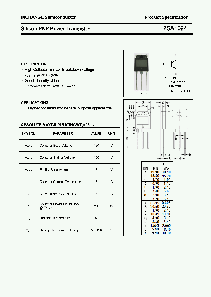 Транзистор a733: характеристики, datasheet и аналоги
