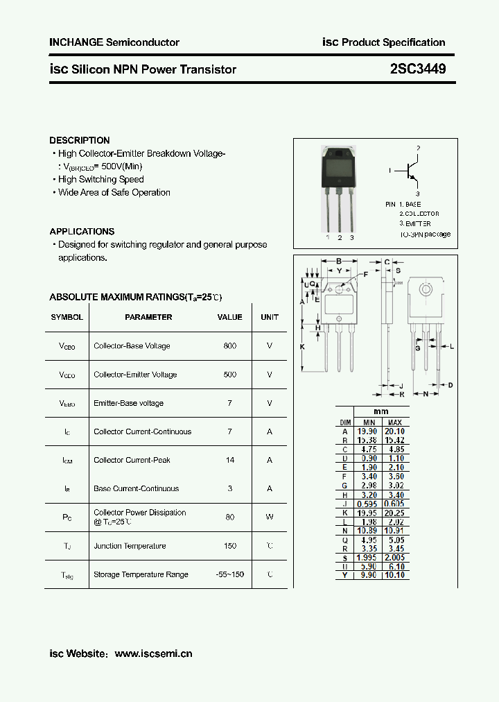 2sc536 datasheet pdf ( pinout ) - silicon npn transistor