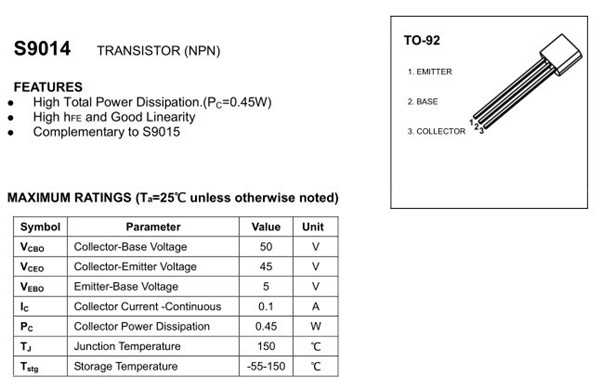 Транзистор bc547 аналоги, datasheet на русском, параметры, схема